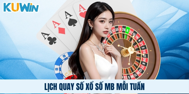 Lịch quay số xổ số MB mỗi tuần