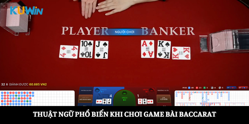 Thuật ngữ phổ biến khi chơi game bài Baccarat