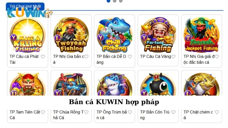 KUWIN - Địa chỉ bắn cá đổi thưởng hợp pháp