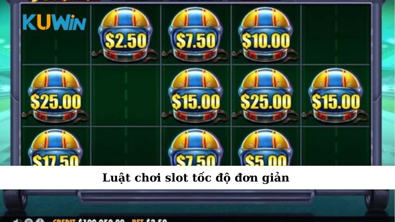 Luật chơi slot tốc độ đơn giản